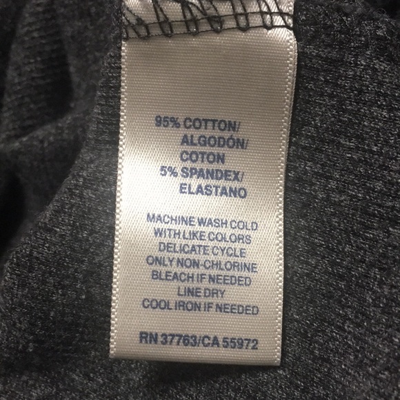 Rafaella Charcoal Gray Cotton Blend Long Sleeve Cowl Neck Pullover Sweater Sz 1X - Picture 8 of 8